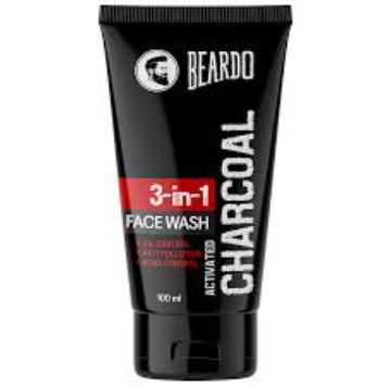 BEARDO CHARCOAL FACE WASH 100ML RS.275