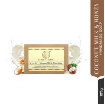 KHADI COCONUT MILK HONEY SOAP 125GM