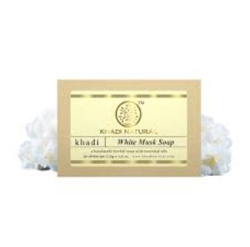 KHADI NATURAL WHITE MUSK SOAP 125GM