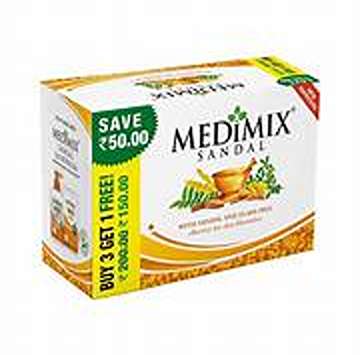 MEDIMIX SANDAL SOAP 4X100GM