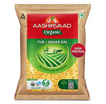 AASHIRVAAD ORGANIC ARHAR DAL 500GM