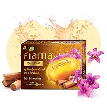 FIAMA GOLDEN SANDALWOOD GEL BAR 125GM