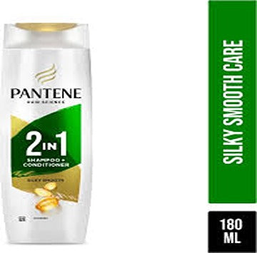 PANTENE 2IN1 SILKY SMOOTH SHAMPOO CONDITIONER 180ML