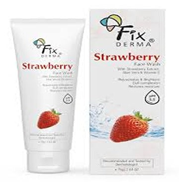 FIX DERMA STRAWBERRY FACE WASH 75GM