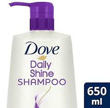 DOVE DAILY SHINE SHAMPOO 650 ML