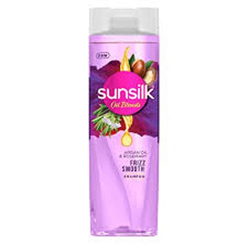 SUNSILK ARGAN OIL AND ROSEMARY FRIZZ SMOOTH SHAMPOO 370 ML