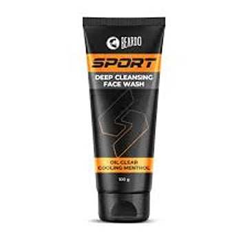 BEARDO SPORT COOLING MENTHOL FACE WASH 100GM