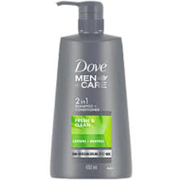 DOVE MEN 2IN1 FRESH CLEAN SHAMPOO 650ML