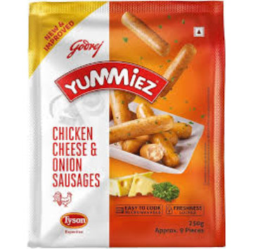 YUMMIEZ C CHEESE ONION SAUSAGE 250G