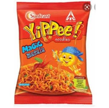 YIPPEE MAGIC MASALA NOODLES 55GM RS.12