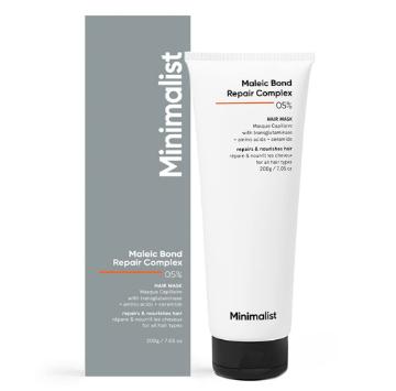 MINIMALIST HAIR MASK MALEIC BOND REPAIR COMPLEX 200GM RS.699