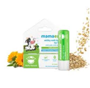 MAMAEARTH MILKY SOFT NATURAL LIP BALM 4GM RS.199