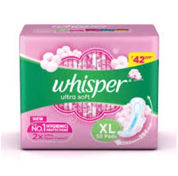 WHISPER ULTRA SOFT XL+ 50PD