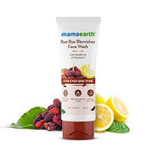 MAMAEARTH BYE BYE MLEMISHES FACE WASH 100ML