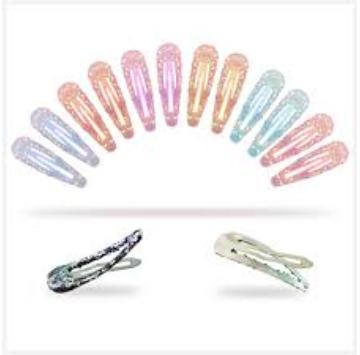 AMR GLITTER TIC TAC CLIPS 1PAIR