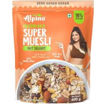 ALPINO SUPER MUESLI NUT DELIGHT 400GM