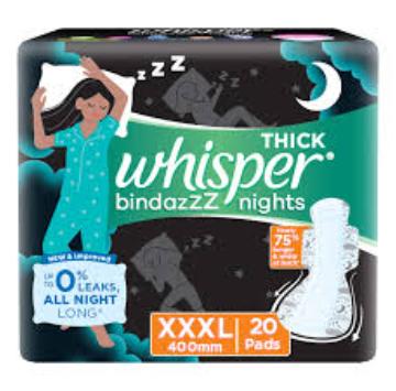 WHISPER BINDAZZ NIGHTS XXXL20N