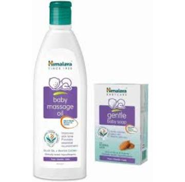 HIMALAYA BABY MASSAGE OIL AND SOAP 75GM