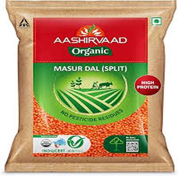 AASHIRVAAD ORGANIC MASUR DAL 1KG