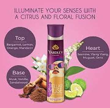 YARDLEY STELLAR MUSE BODY SPRAY 150ML