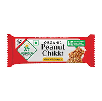 24MANTRA ORGANIC PEANUT CHIKKI 20GM