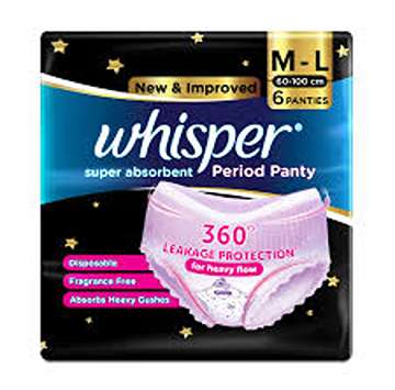 WHISPER PERIOD PANTY 6N