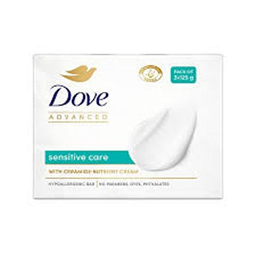 DOVE SENSITIVE CARE SOAP 3X125GM