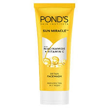 PONDS SUN MIRACLE DETAN FACE WASH 50 GM