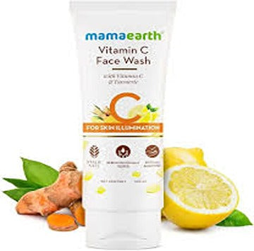 MAMAEARTH VITAMIN C FACE WASH 125GM