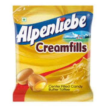 ALPENLIEBE CREAM FILLS CENTER FILLED CANDY 32 GM