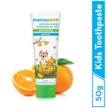 MAMAEARTH ORANGE TOOTHPASTE KIDS 50 GM