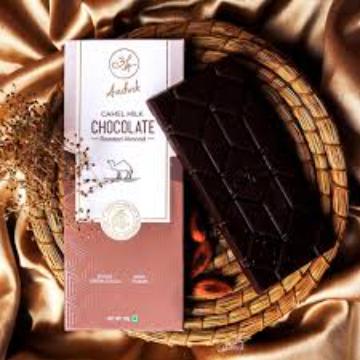 AADVIK CAMEL MILK CHOCOLATE ROASTED ALMOND 70GM