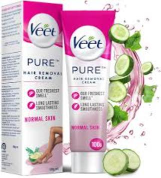 VEET PURE NORMAL SKIN CREAM 100GM