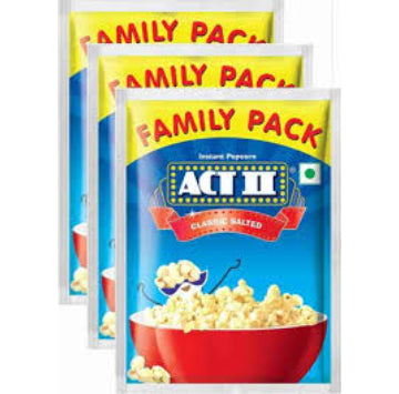 ACTII CLASSIC SALTED POPCORN PACK OF 3N