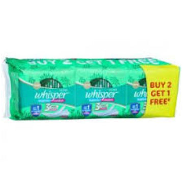 WHISPER ULTRA XL 15 PADS 302MM BUY 2 GET 1