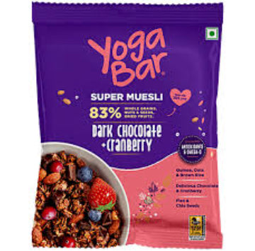 YOGABAR MUESLI CHOCO CRANBERRY 40GM