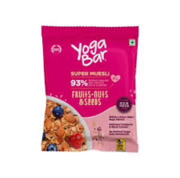 YOGABAR MUESLI FRUITS N SEEDS 40GM
