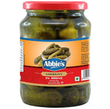 ABBIES GHERKINS IN BRINE 670G
