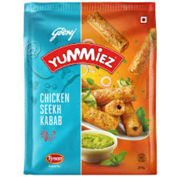 Yummiez Chicken Seekh Kabab 360G