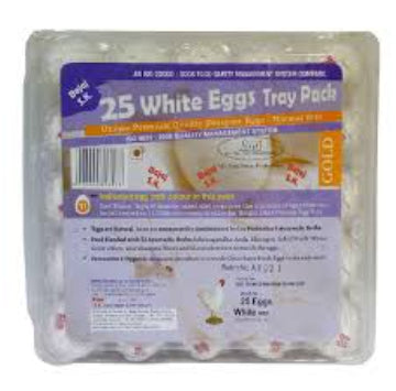 BAJAJ WHITE EGGS 25PC