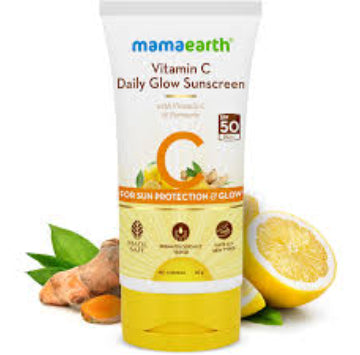 MAMAEARTH V C DAILY GLOW SUNSCREEN 50GM