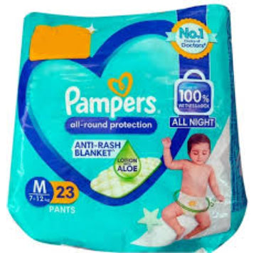 PAMPERS ANTI RASH M 23P