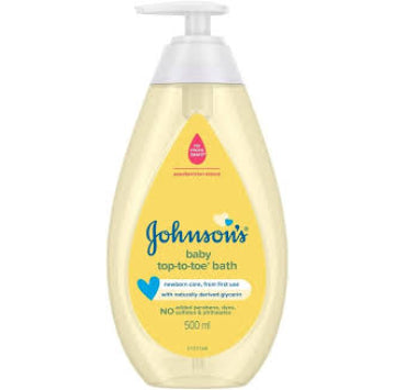 J J BABY TOP TO TOE BATH 500ML